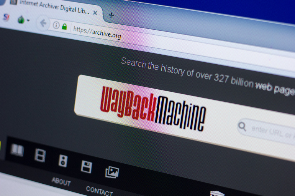 The Wayback Machine is not a search engine in the traditional sense, but rather an archive of web pages. 