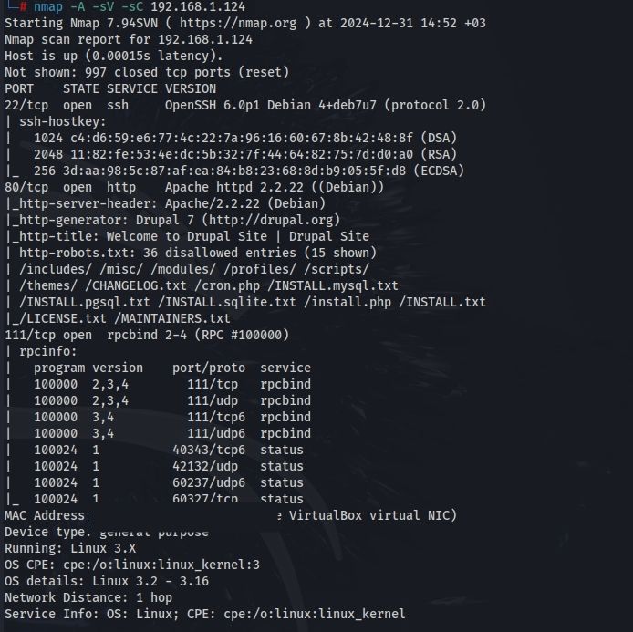 DC-1 Capture The Flag Vulnhub Walkthrough