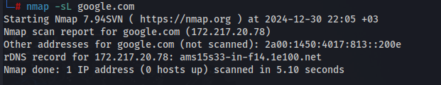 nmap