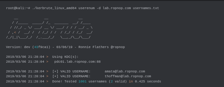1. User Enumeration: