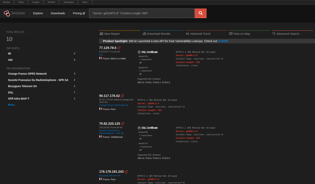 Critical Infrastructure Discovery with Shodan Dorks