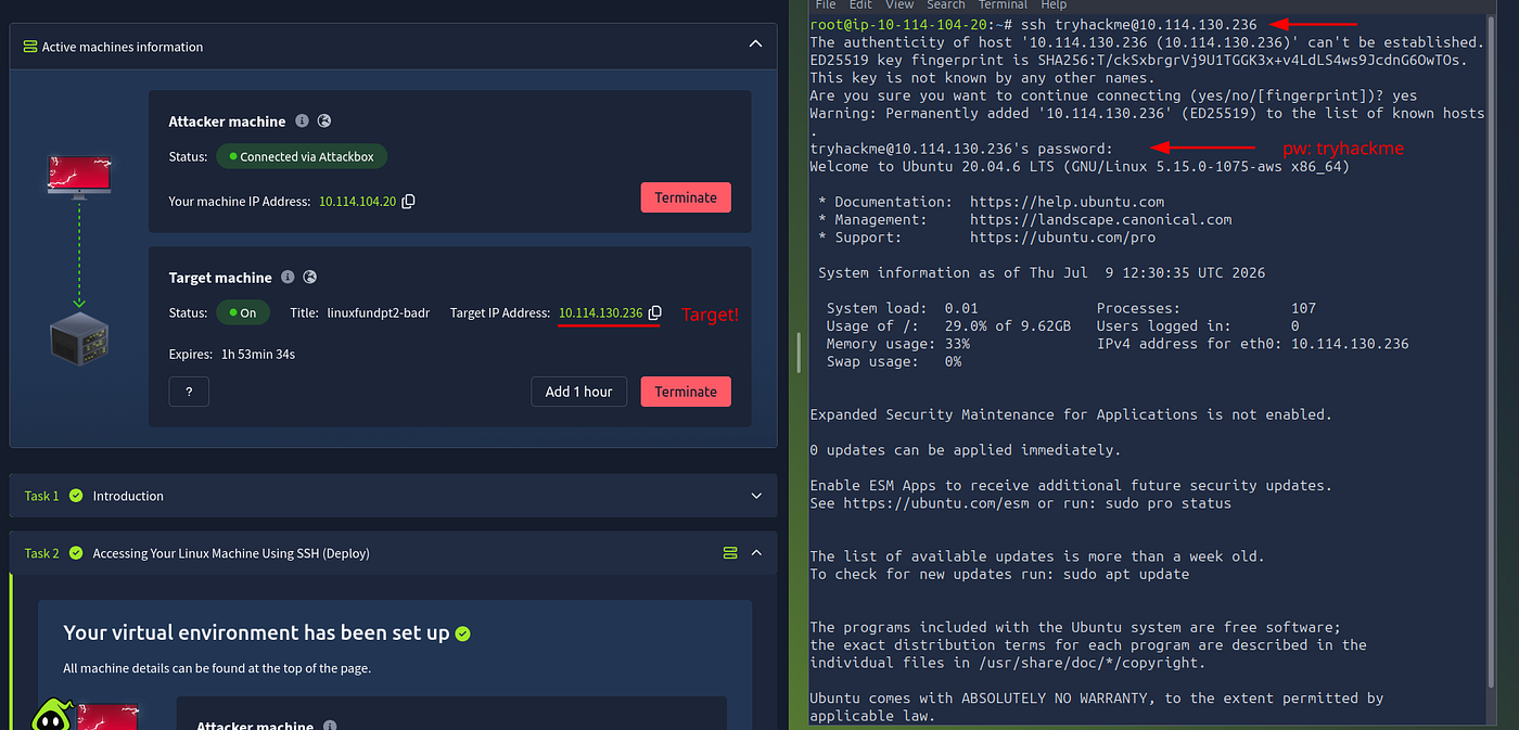 TryHackMe: Linux Fundamentals Part 2 Walkthrough | Medium